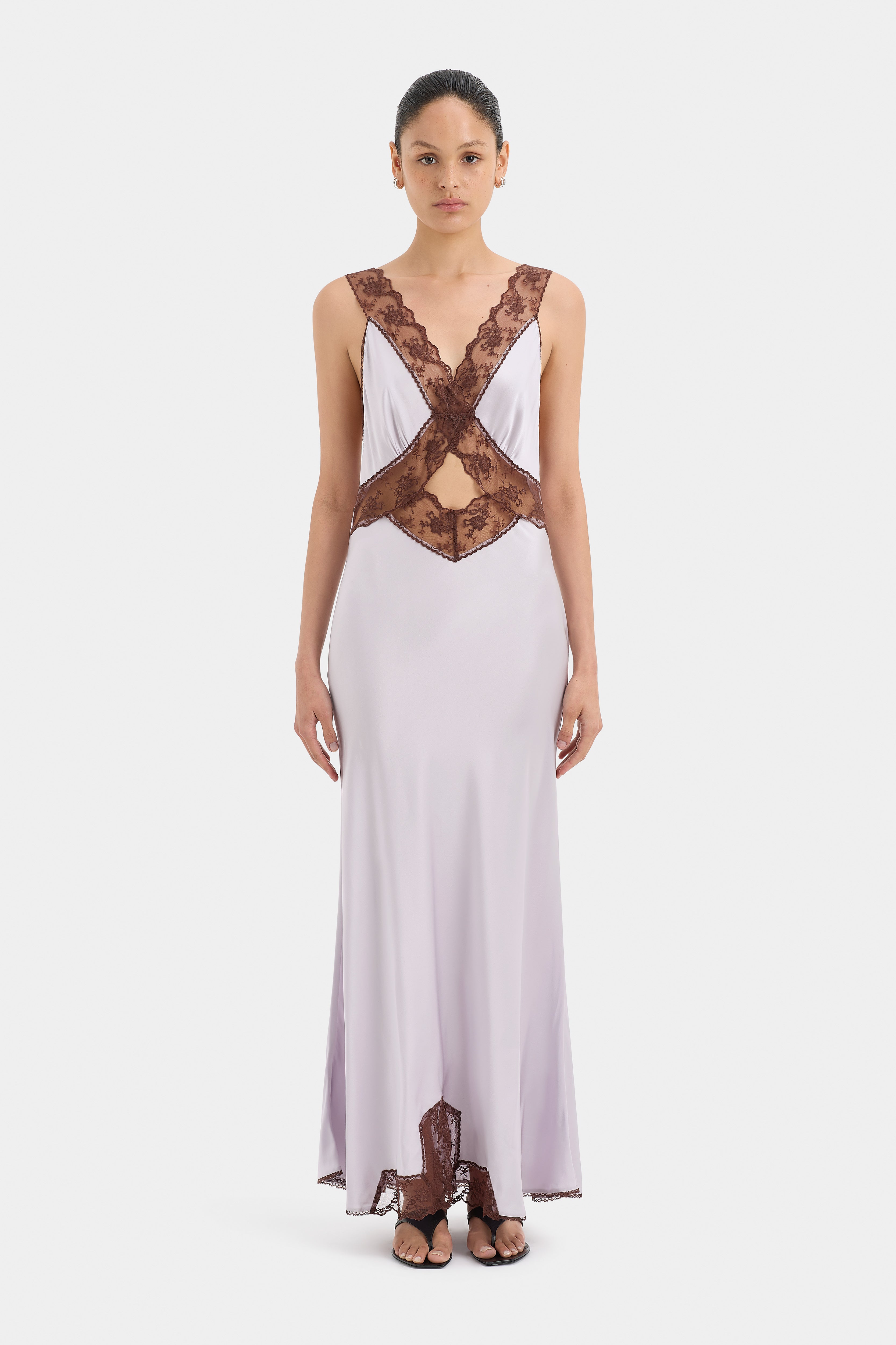 Aries Cut Out Gown - Elegant Women's Evening Dress for Prom, Party & Special Occasions | Sexy Backless Formal Gown with Unique Design