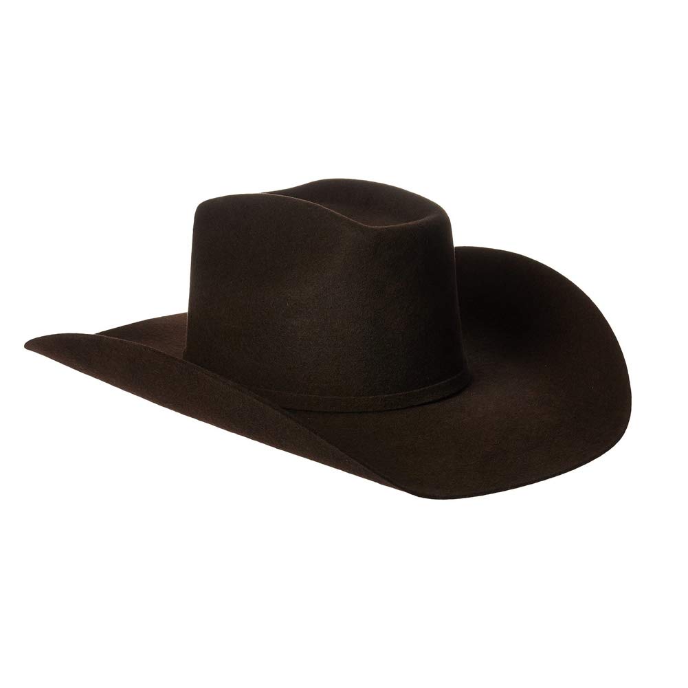 ARIAT Added Money 2X Wool Cowboy Hat with Hand-Creased Brim - Western Style Hat for Men & Women - Perfect for Rodeo, Ranch Work & Outdoor Adventures