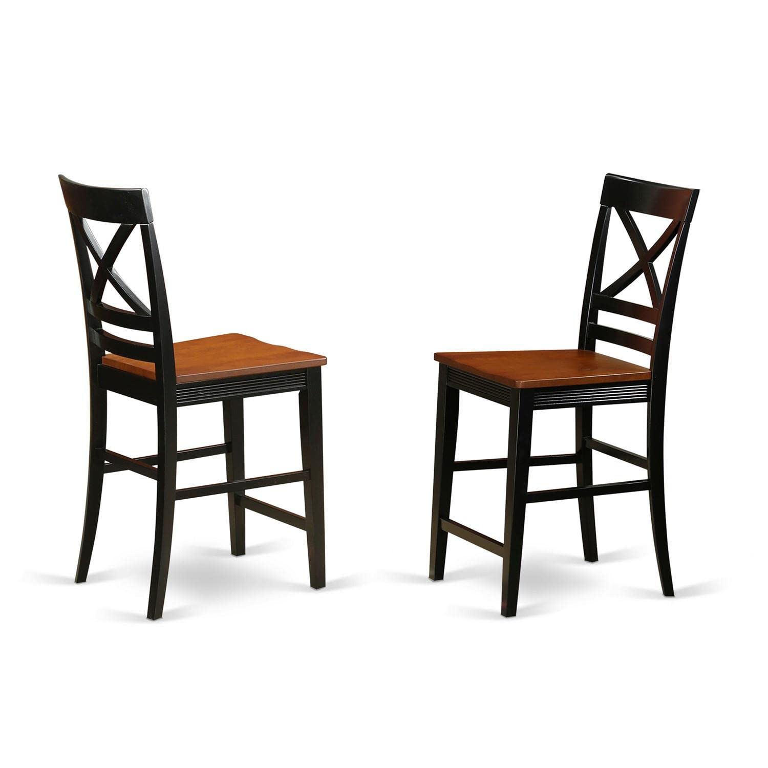 East West Furniture 3-Piece Counter Height Dining Set - 42