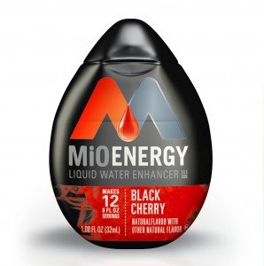 Mio Liquid Water Enhancer - Black Cherry Flavor, 1.08 oz (Pack of 12) | Sugar-Free Drink Mix for Water Bottles, Hydration On The Go, Gym & Workout | Perfect for Office, Travel & Sports