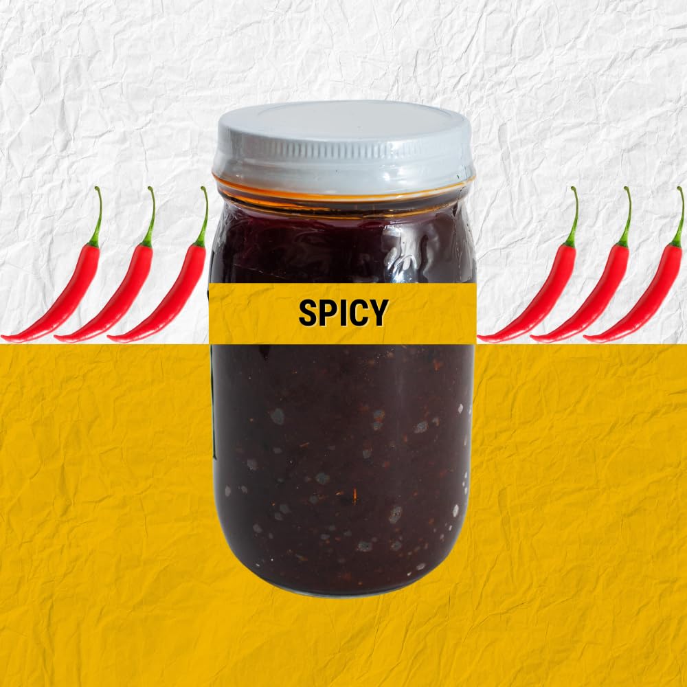 Premium Ghanaian Shito Sauce - Julie's Special Hot Shrimp & Fish Sauce with Spices & Dried Pepper (16oz) - Authentic African Flavor for Rice, Stews & Grilled Dishes