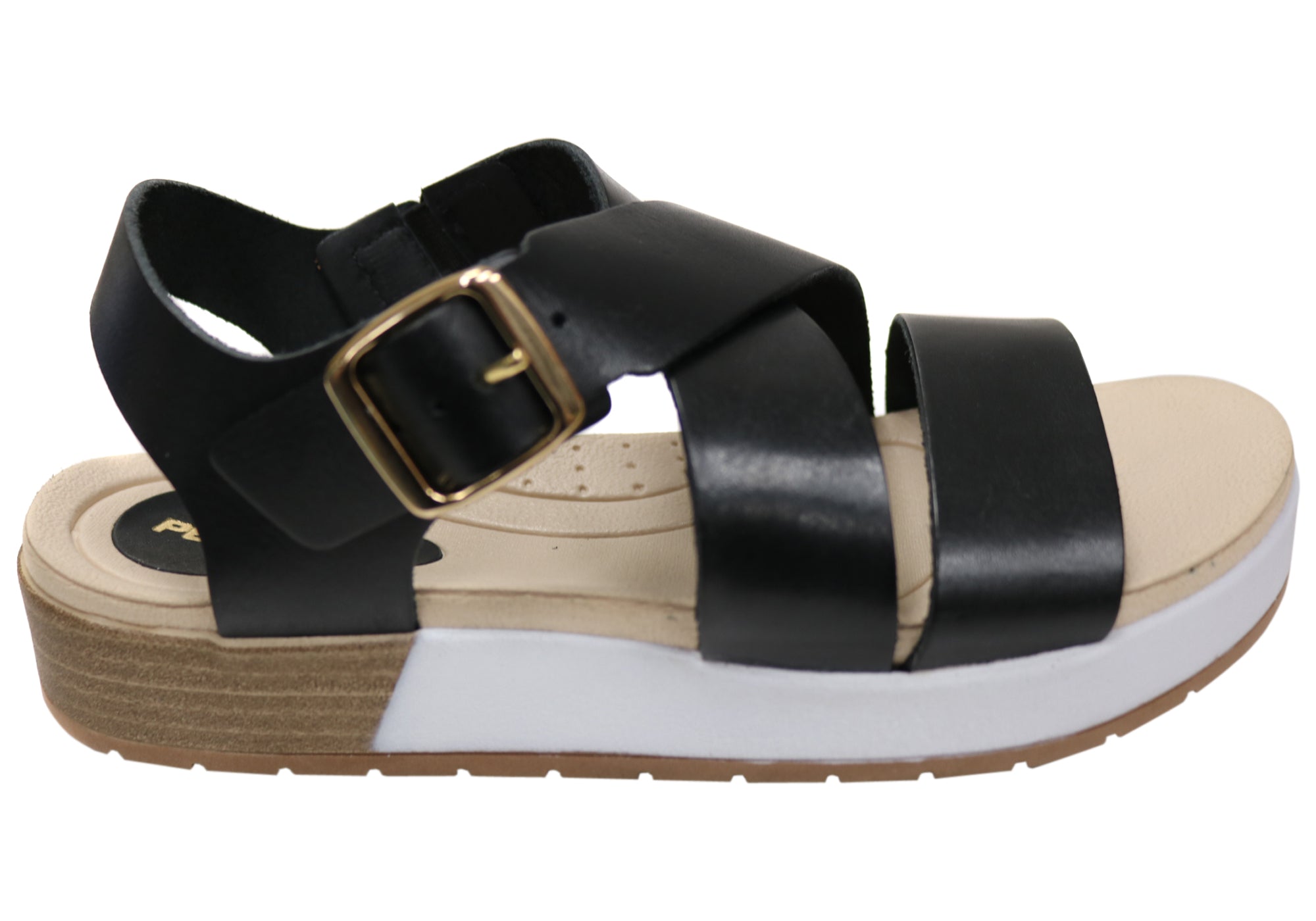 Pegada Robbina Women's Comfortable Leather Sandals - Handmade in Brazil - Perfect for Beach, Vacation & Summer Outfits