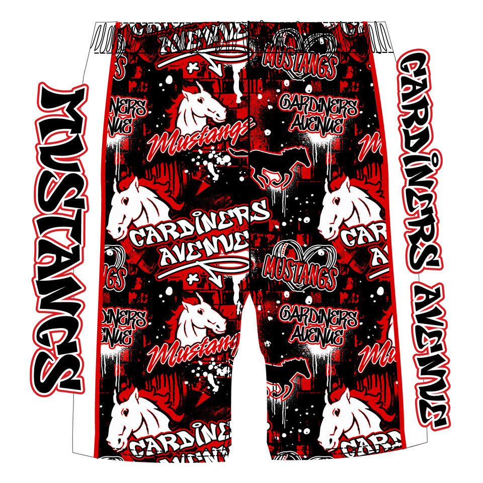 **Boys & Men's Mustang Shorts - Gardiners Avenue Comfort Fit for Summer, Sports & Casual Wear**