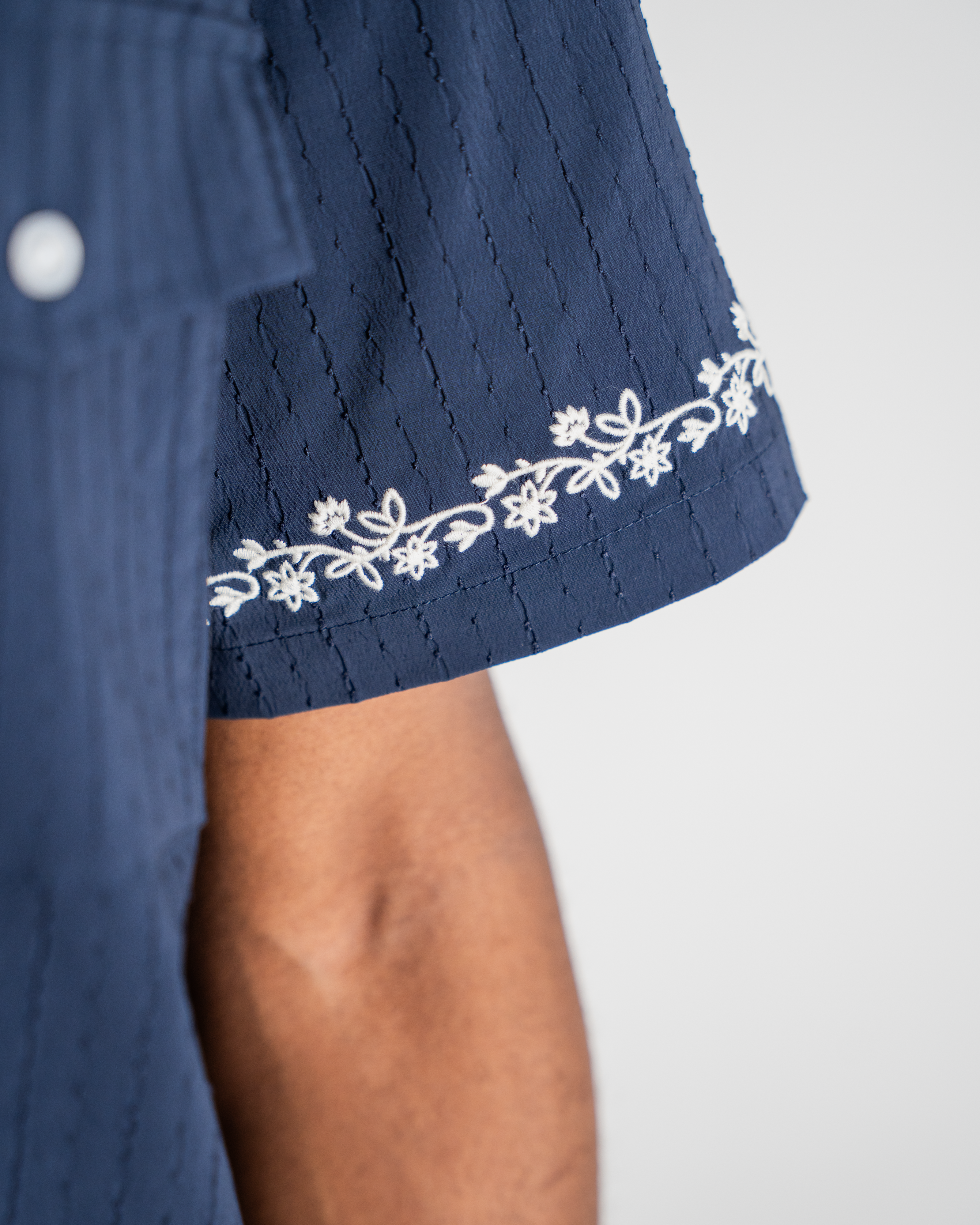 Men's SC Western Shirt in Navy Blue - Stylish Cowboy Shirt for Casual Wear, Rodeo, and Country Music Events
