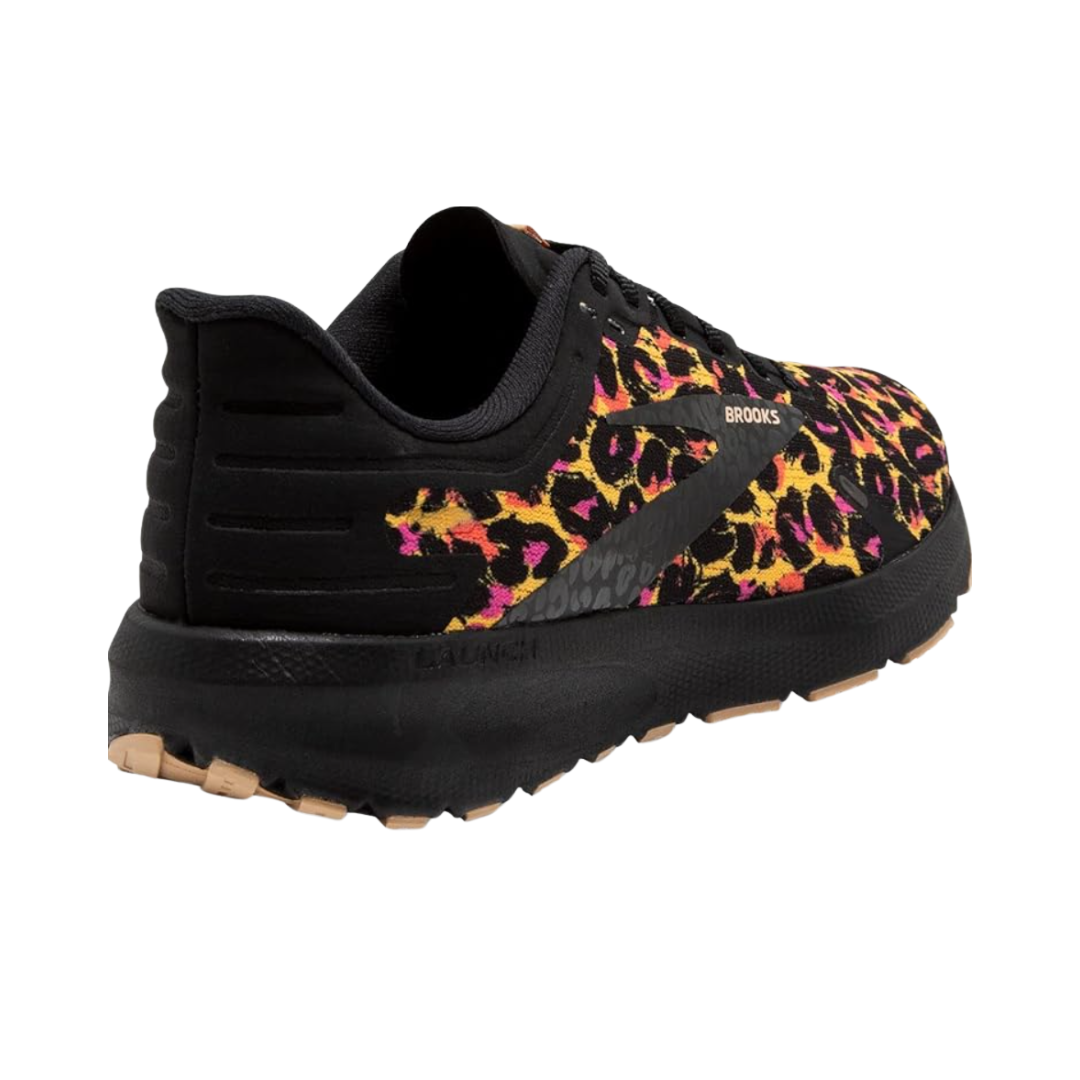 Women's Running Shoes Launch 9 - Lightweight Citrus Coral Black Sneakers for Jogging & Training (B Width) - Perfect for Gym, Trail & Daily Workouts