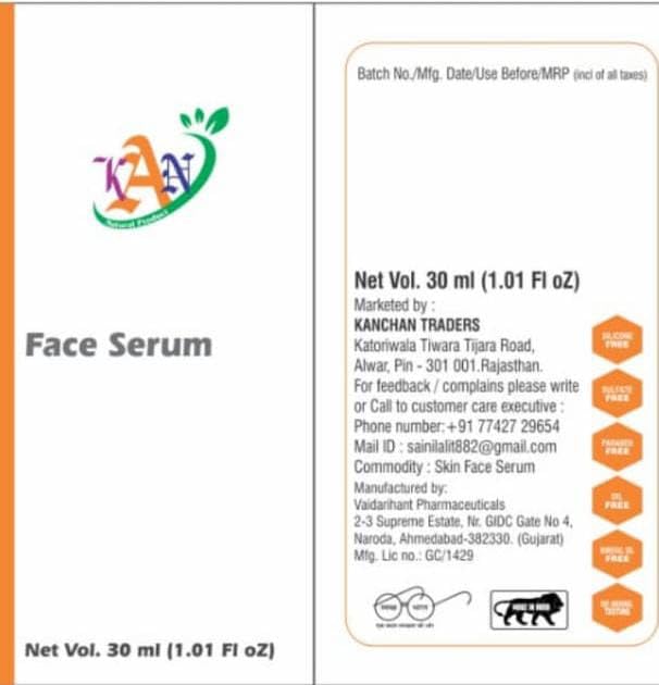 Kan Natural 2% Salicylic Acid Face Serum for Acne, Blackheads & Oil Control - Gentle Exfoliating Serum for Oily & Acne-Prone Skin - Suitable for Women & Men, 30ml - Perfect for Daily Skincare Routine & Blemish Treatment