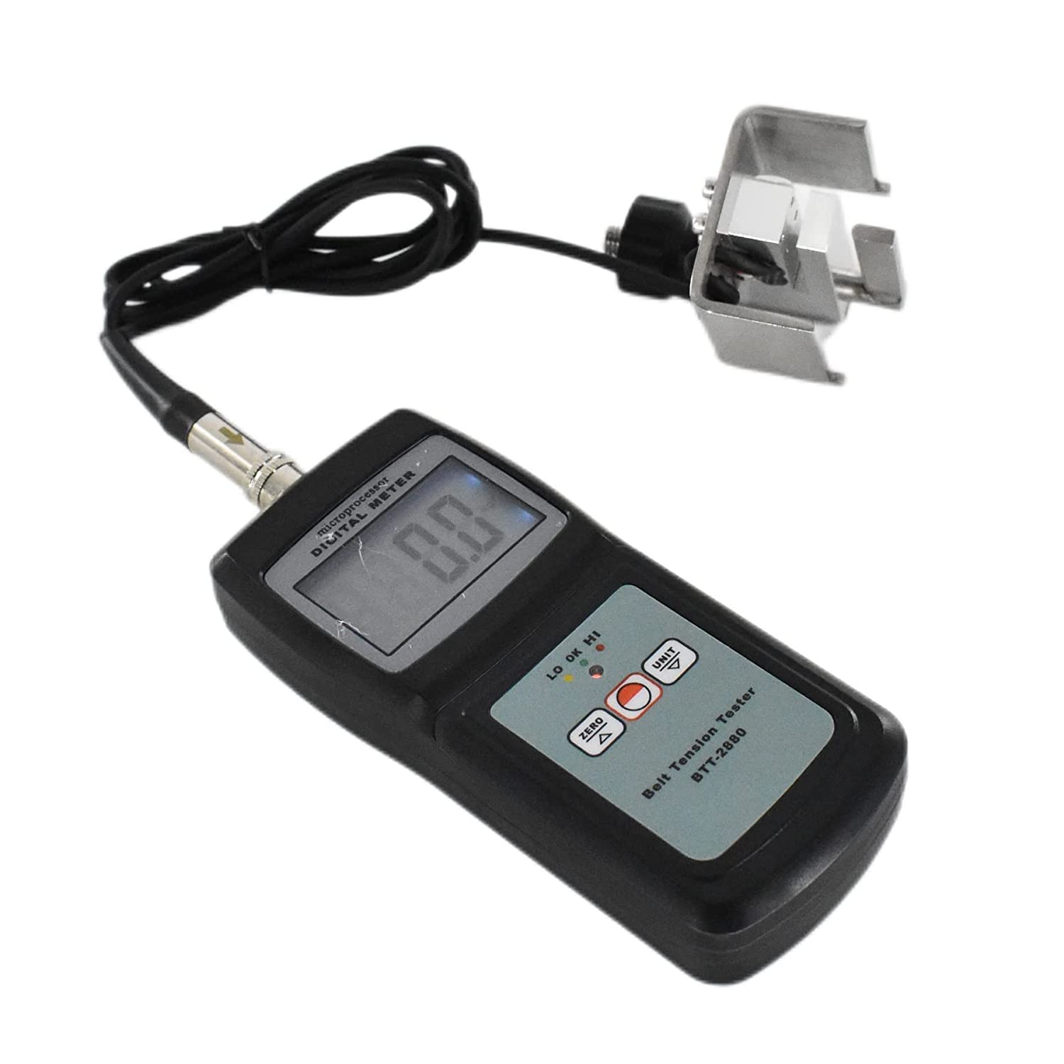BTT-2880 Belt Tension Tester - Professional Belt Tension Gauge for Industrial, Automotive & Conveyor Systems - Accurate Tension Measurement Tool for Maintenance & Repair