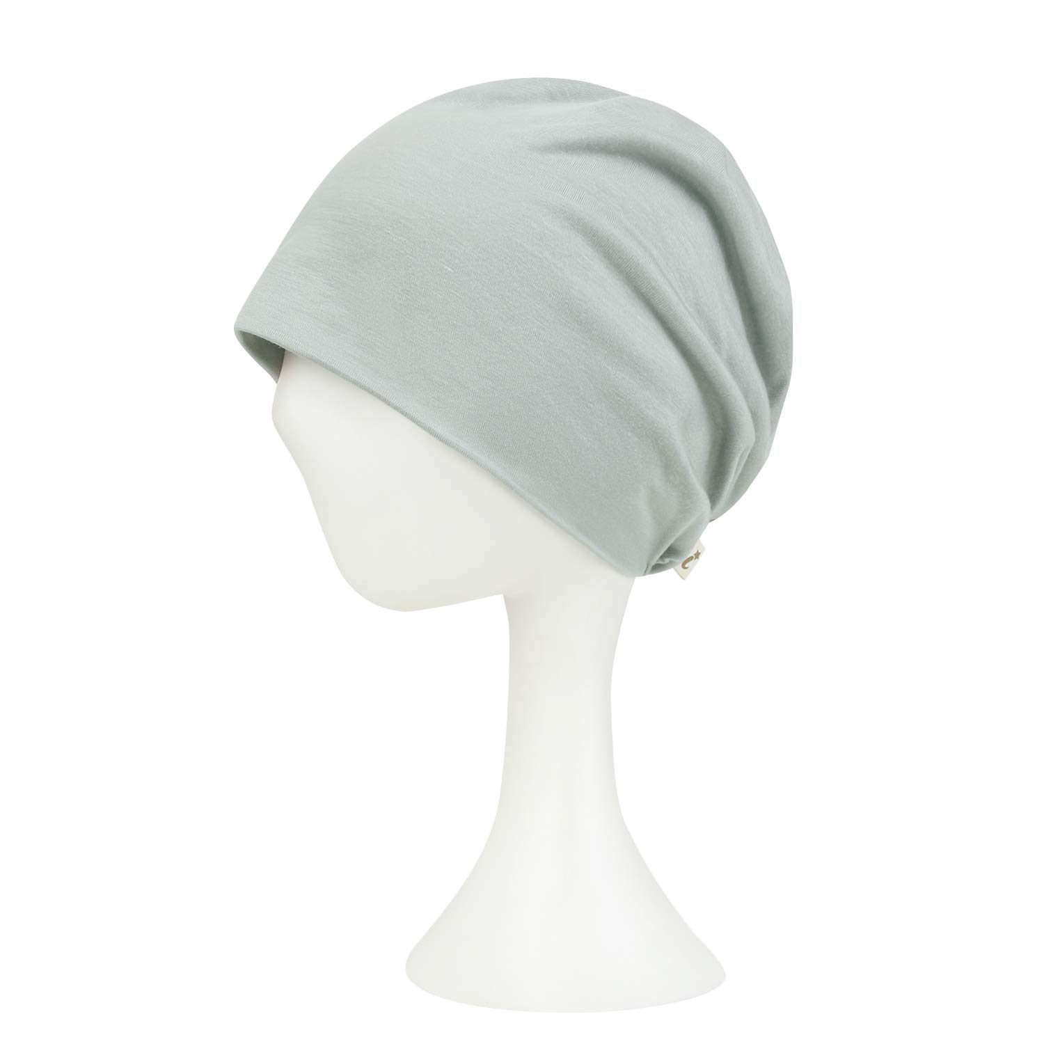 ililily Tencel Lyocell Color Beanie - Ultra Soft Stretchable Head Cover Hat for Women & Men | Winter Warm Knit Hat for Outdoor Activities, Skiing, Hiking & Casual Wear