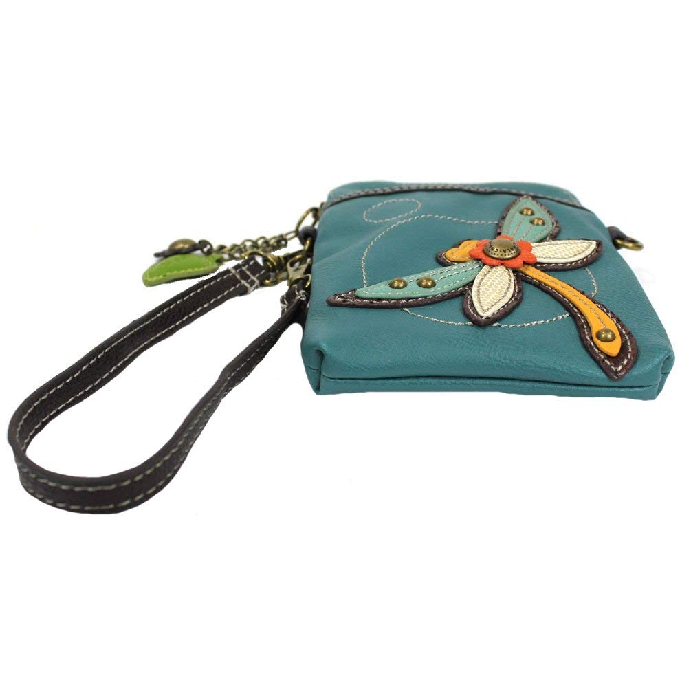 Chala Dragonfly Turquoise Crossbody Phone Purse for Women - Adjustable Convertible Strap, Fashionable Small Handbag for Daily Use, Travel & Shopping