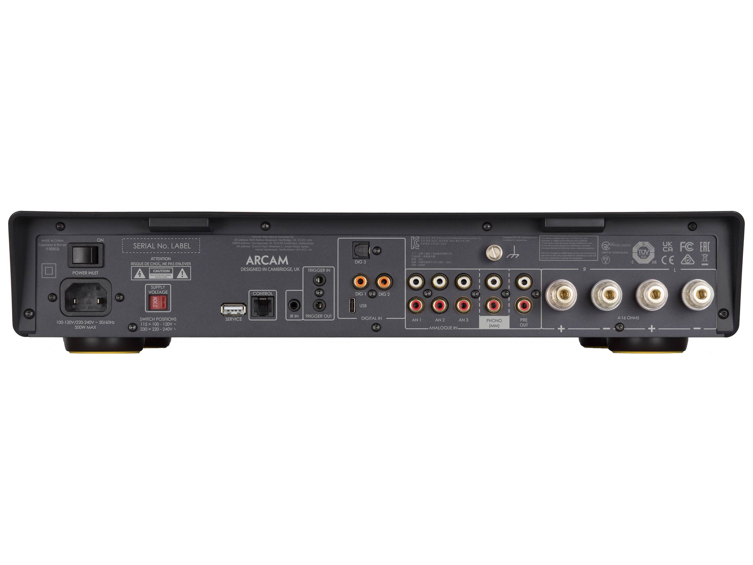 Arcam A25 Integrated Stereo Amplifier - High-Fidelity Audio for Home Theater & Music Listening