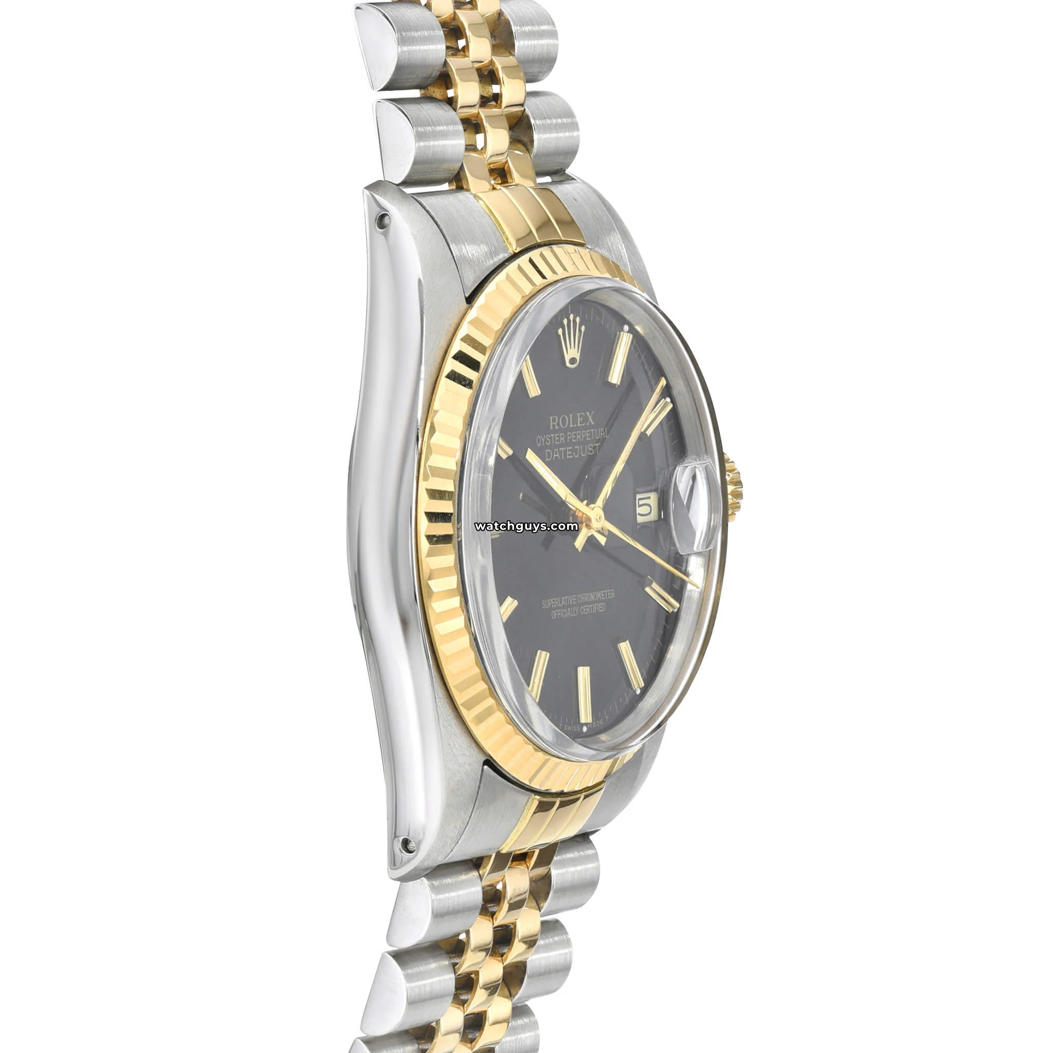 Rolex Datejust 16013 Men's Watch - Black Dial, Stainless Steel & Gold, Automatic Movement - Perfect for Business, Formal Events & Luxury Gifts