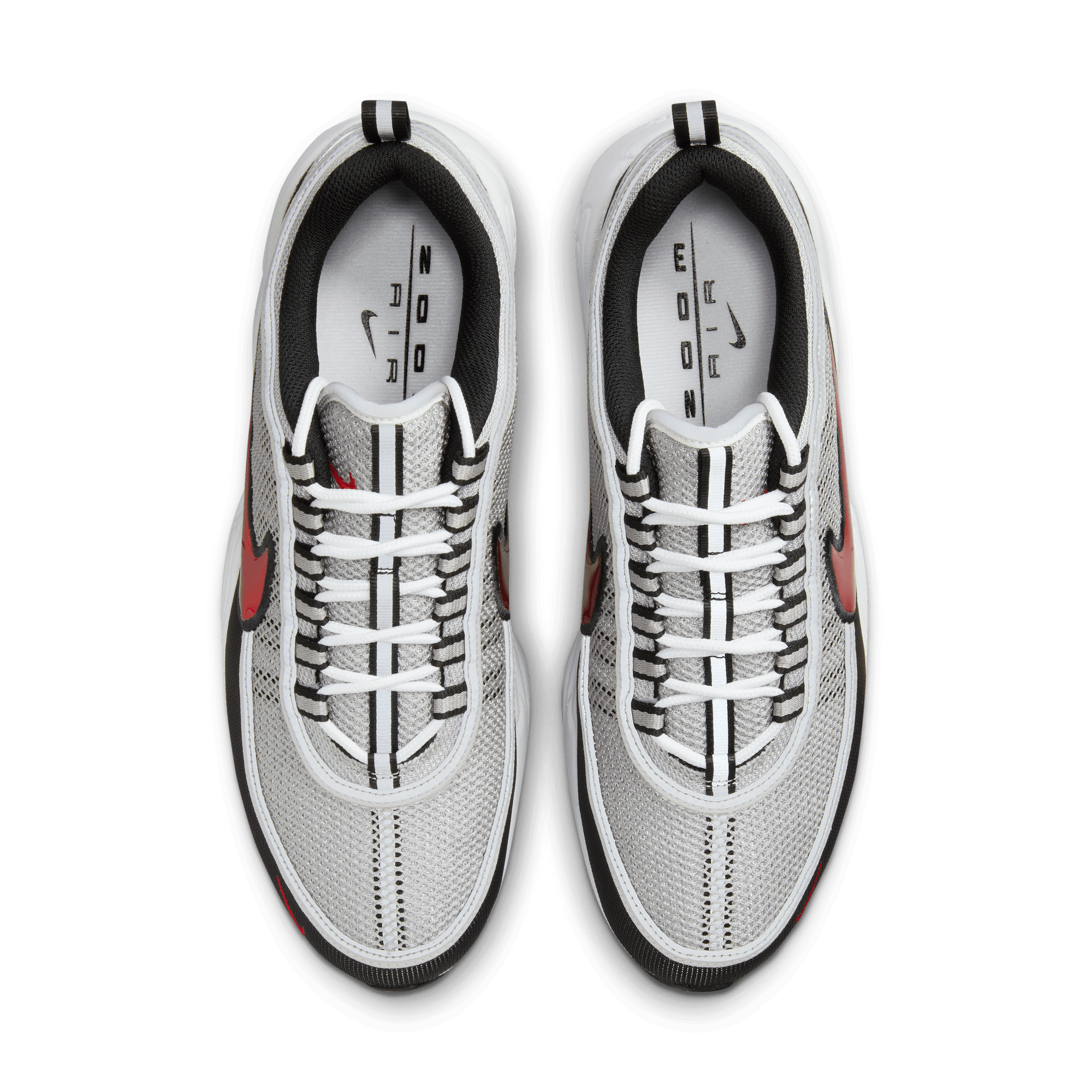 Nike Air Zoom Spiridon Sport Running Shoes - Men's Red Retro Sneakers for Jogging, Gym & Casual Wear