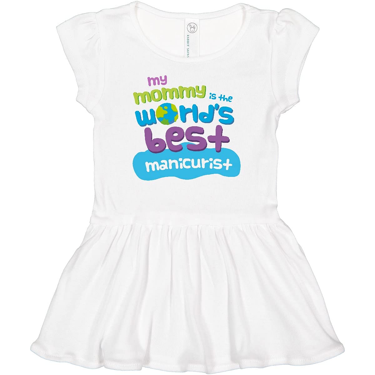 Inktastic Manicurist Mom Nail Artist Infant Dress - Cute Baby Girl Outfit for Special Occasions & Photo Shoots