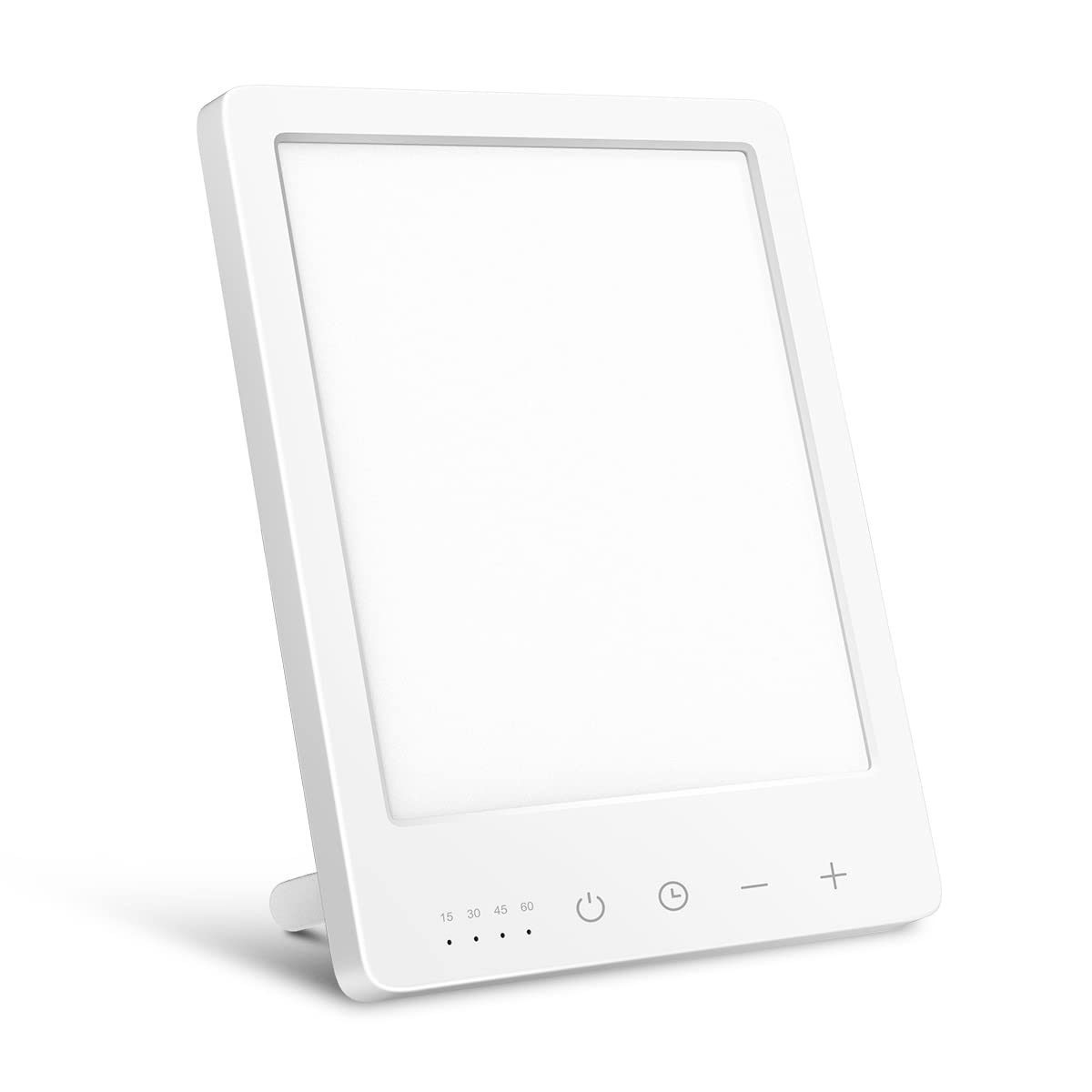 EasyHome 10000 Lux LED Light Therapy Sun Lamp - 10 Adjustable Brightness, Dual Color Temperature (White/Warm Light), 4 Timer & Memory Function - Perfect for Seasonal Affective Disorder (SAD), Vitamin D Boost, and Home/Office Mood Lighting