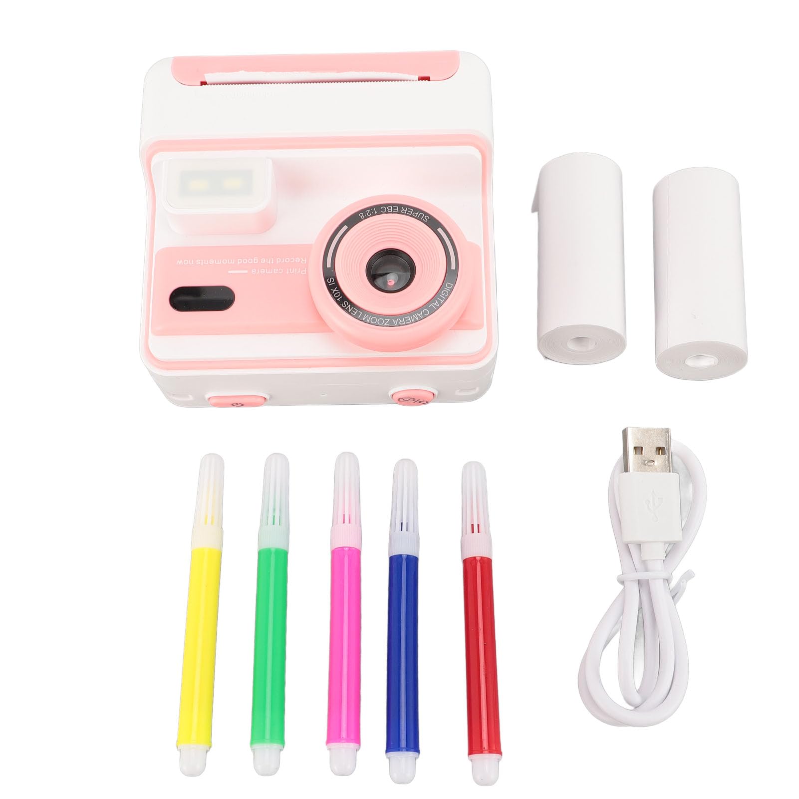 Kids Instant Print Camera - 1080P HD 48MP Digital Camera with 2.4