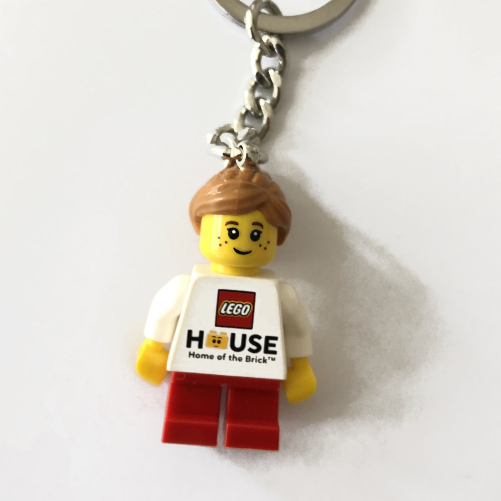 Exclusive LEGO House Girl Keychain 853713 - Perfect Gift for LEGO Fans & Collectors - Great for Backpacks, Keyrings & Party Favors