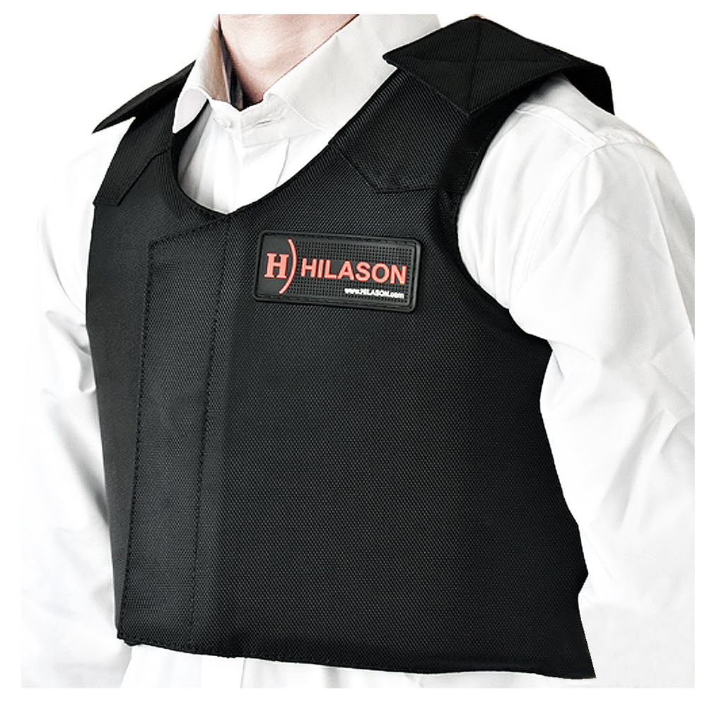 HILASON Kids Bull Riding Vest - Youth Pro Rodeo Cordura Protective Gear for Junior Riders | Durable Black Bull Riding Equipment for Rodeo Practice & Competition