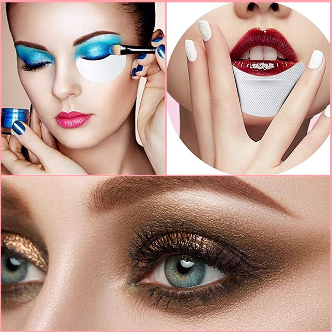 30 Pcs Disposable Eyeshadow Shields & Under Eye Patches - Eyelash Extension Pads, Makeup Stickers for Professional Salon & Home Use - Perfect for Lash Extensions, Eyeshadow Application & Makeup Removal