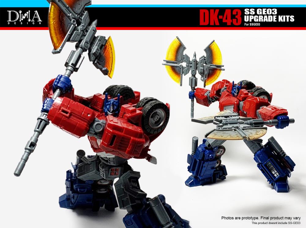 DNA Design DK 43 Upgrade Kit for SS GE03 Gamer Edition Optimus WFC - Transformers Action Figure Accessories for Collectors & Display Enhancement