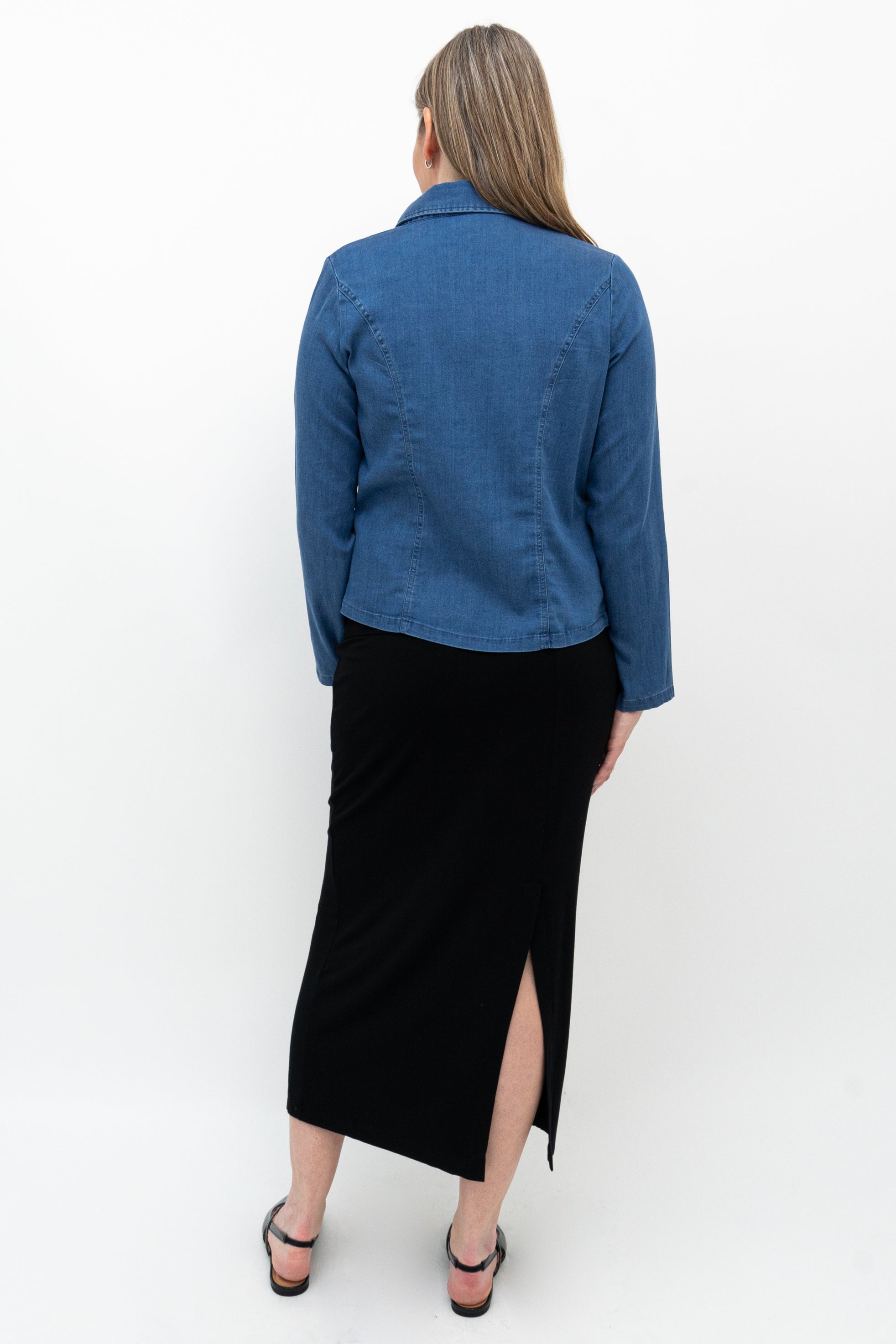Eco-Friendly Bamboo Eva Skirt for Women - Soft & Comfortable Black Midi Skirt - Perfect for Casual Wear, Office & Summer Outfits