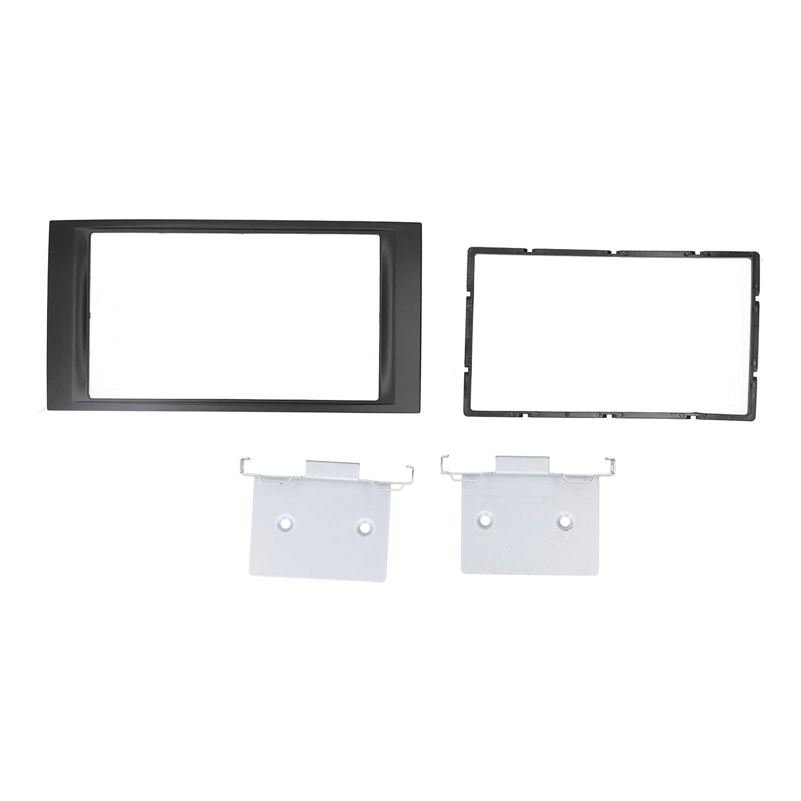 Aramox 2Din ABS Car Stereo Radio Fascia Panel - Universal Fit for DVD Audio Player & Navigation System | Car Interior Decoration & Dashboard Upgrade Accessory | Perfect for Toyota, Honda, Ford & More