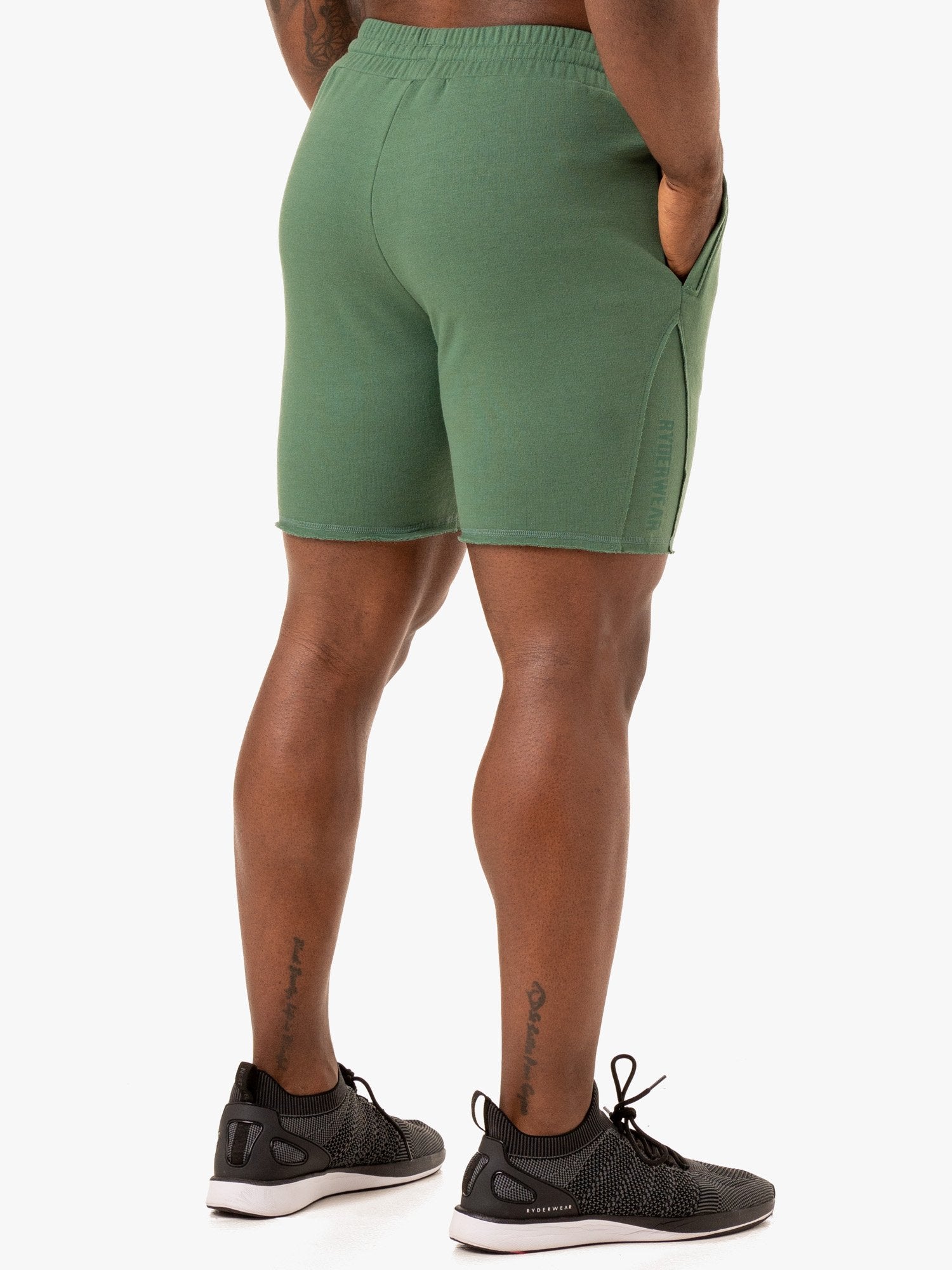 Force 6 Track Short - Green Running Shorts for Men & Women | Lightweight Athletic Shorts for Workouts, Jogging & Gym Training