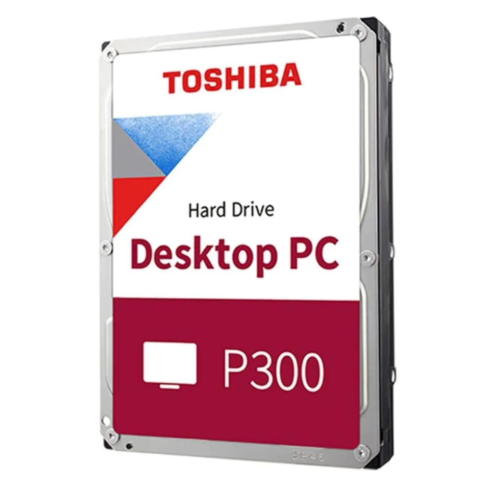 Toshiba P300 4TB 7200 RPM SATA 3.5 Inch Internal Hard Drive for Desktop PC - High Performance Storage for Gaming, Backup & Media Files