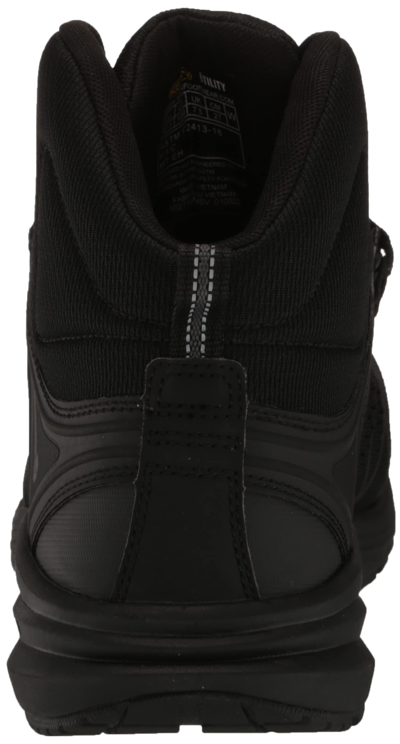 KEEN Utility Women's Vista Energy Mid Height Composite Toe Work Boots with Internal Metatarsal Guard - Safety Shoes for Industrial Work, Construction & Outdoor Hiking