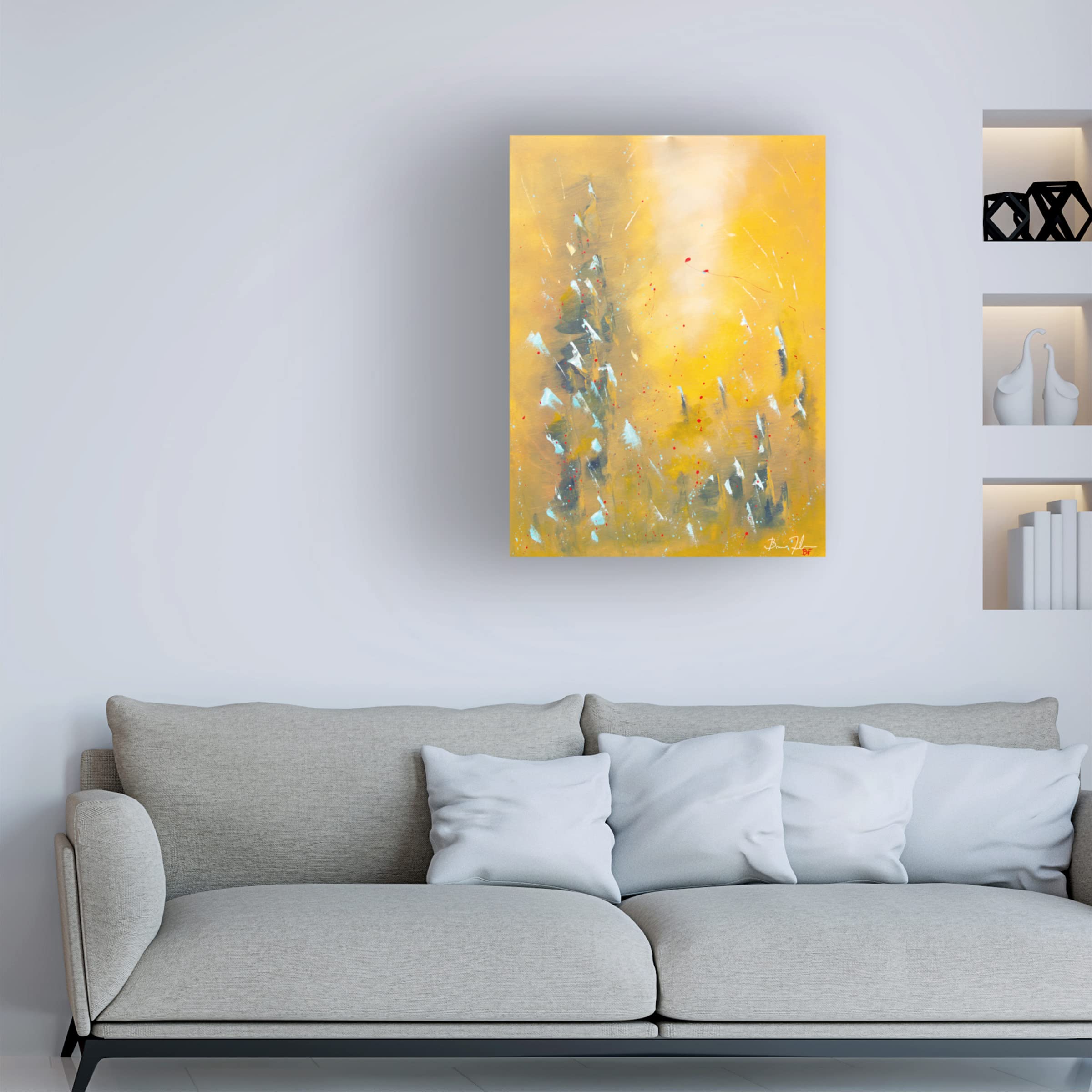 Brian Fisher 'Sun' Canvas Art Print - Modern Wall Decor for Living Room, Bedroom & Office - Trademark Fine Art