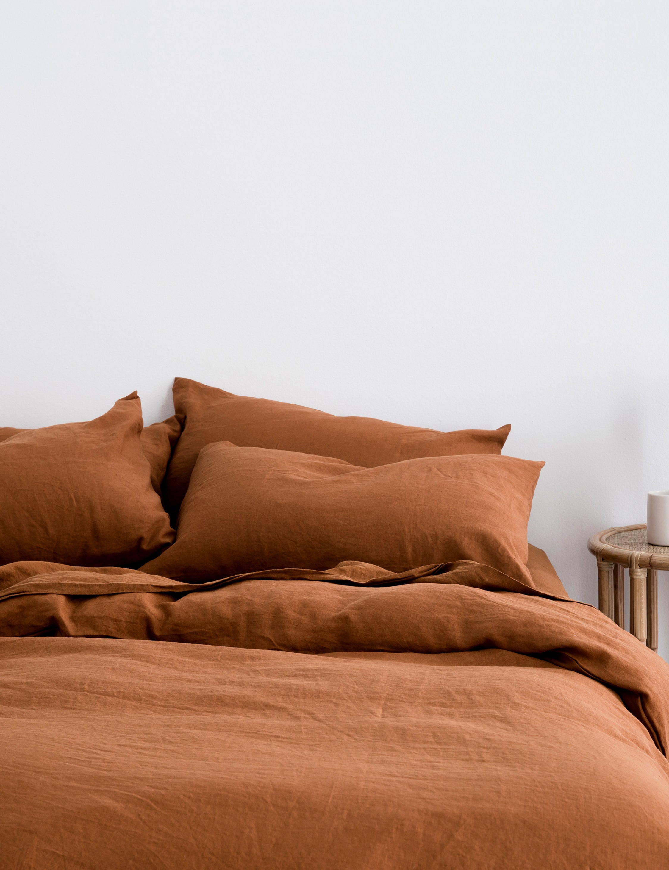 Premium European Flax Linen Duvet Cover Set by Cultiver - Breathable & Soft 100% Natural Bedding for All Seasons - Perfect for Master Bedroom, Guest Room & Vacation Homes
