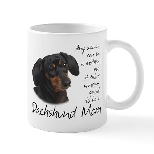 White - Dachshund Mom Mug