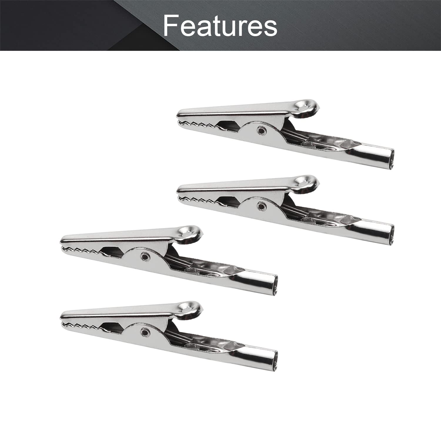 10Pcs Heavy-Duty Insulated Alligator Clips - Battery Crocodile Electrical Test Clamps for Car, Auto, Vehicle & Boat Charging - Perfect for Jump Starting, Automotive Repairs & Marine Battery Maintenance