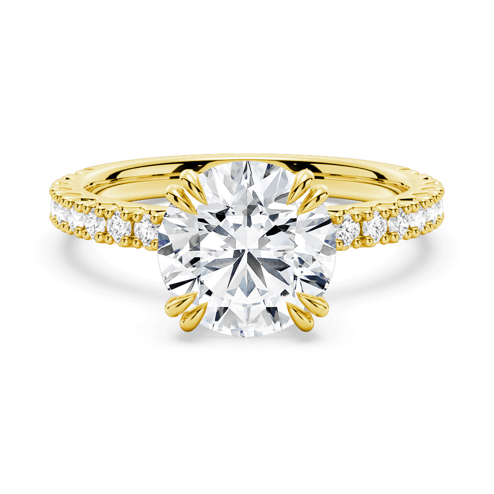 1.5 Carat Solitaire Round Cut Diamond Engagement Ring & Wedding Band Set for Women - Perfect for Proposals, Anniversaries, and Bridal Jewelry