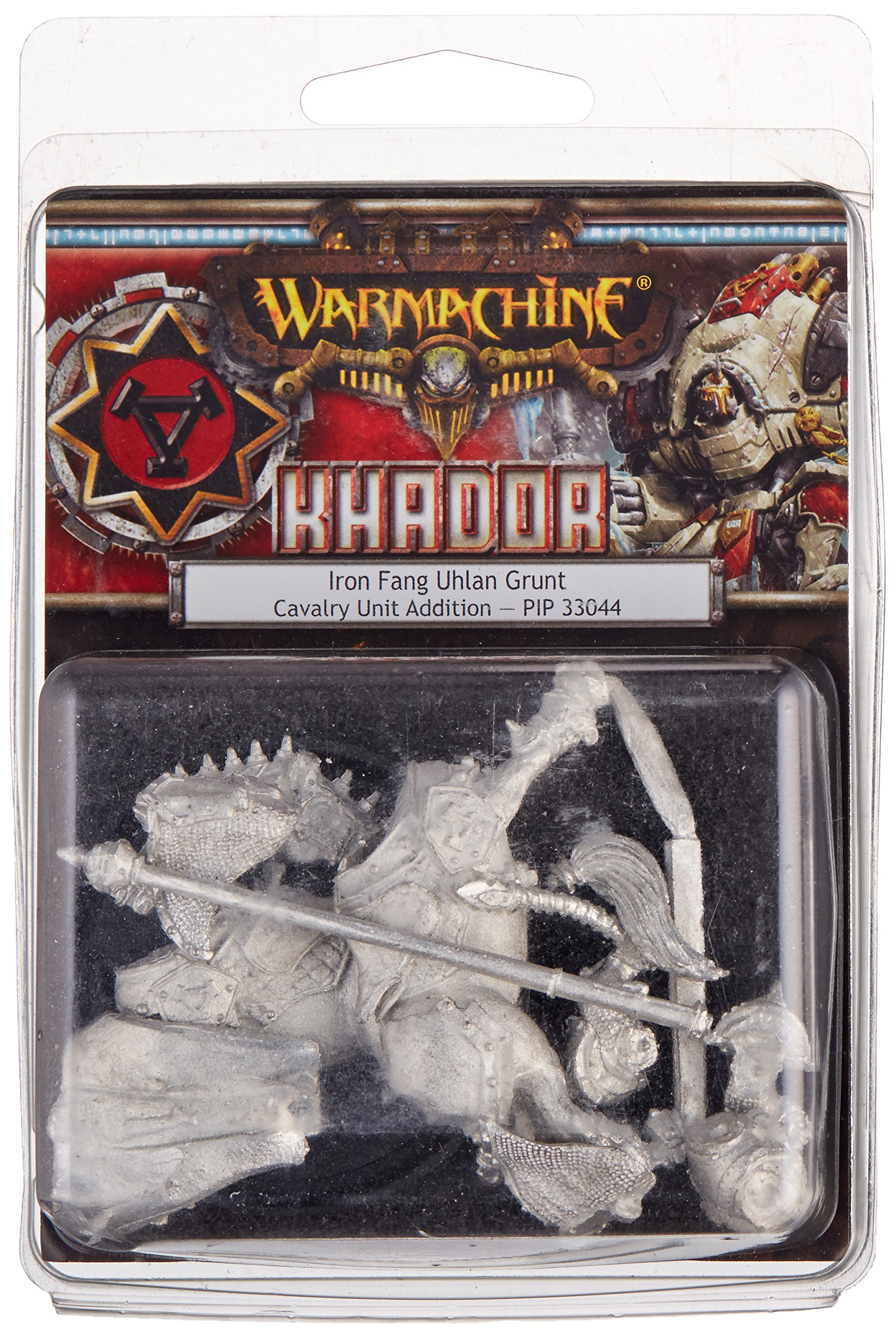 Privateer Press Warmachine Khador Iron Fang Uhlan Model Kit - Wargaming Miniature for Tabletop Battles & Collectors