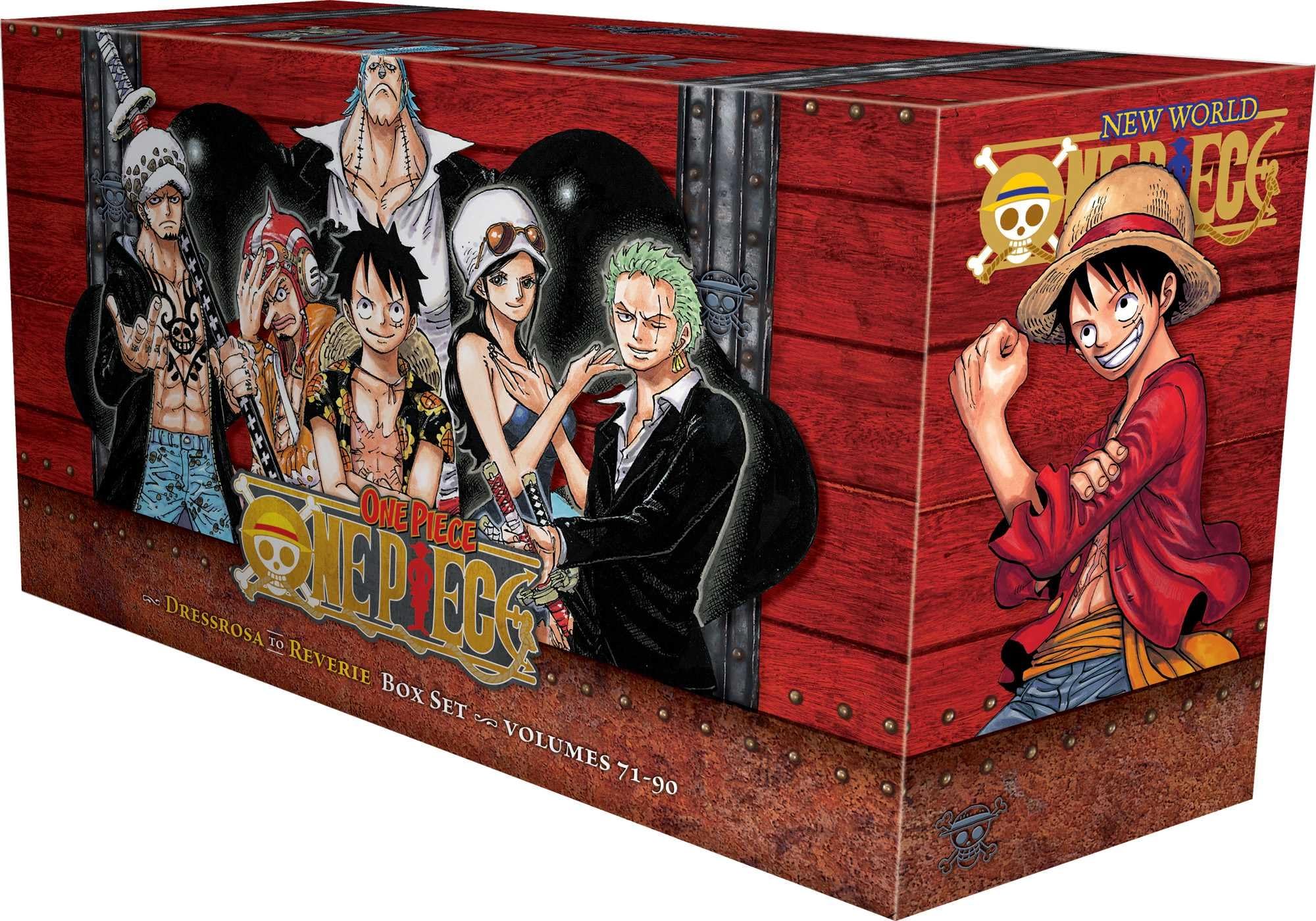 One Piece Box Set 4: Dressrosa to Reverie Manga Collection (Volumes 71-90) - Premium Edition - Perfect for Anime Fans & Collectors - Great Gift for Birthday, Christmas & Manga Lovers
