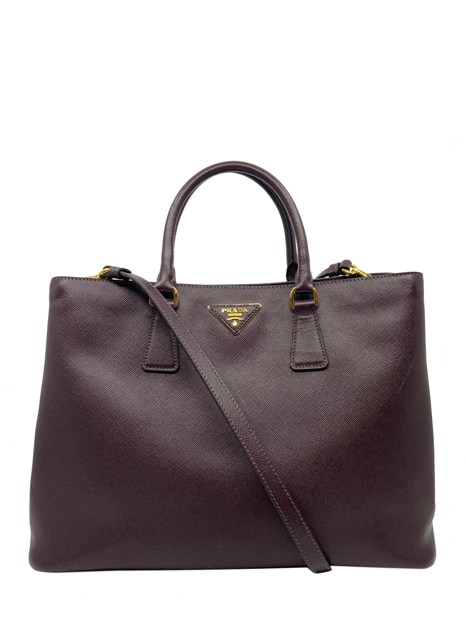 Prada Saffiano Leather Small Tote Bag for Women | Luxurious Designer Handbag for Work, Travel & Everyday Use