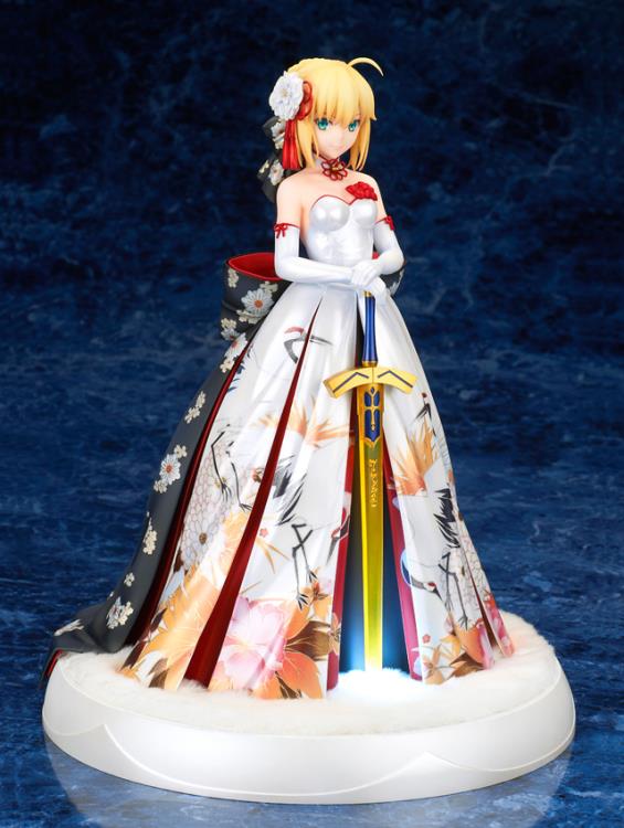 Fate/Stay Night Saber 1/7 Scale Figure - Kimono Dress Ver. PVC Statue | Anime Collectible for Display & Decoration | Perfect for Otaku Fans & Home Office Decor