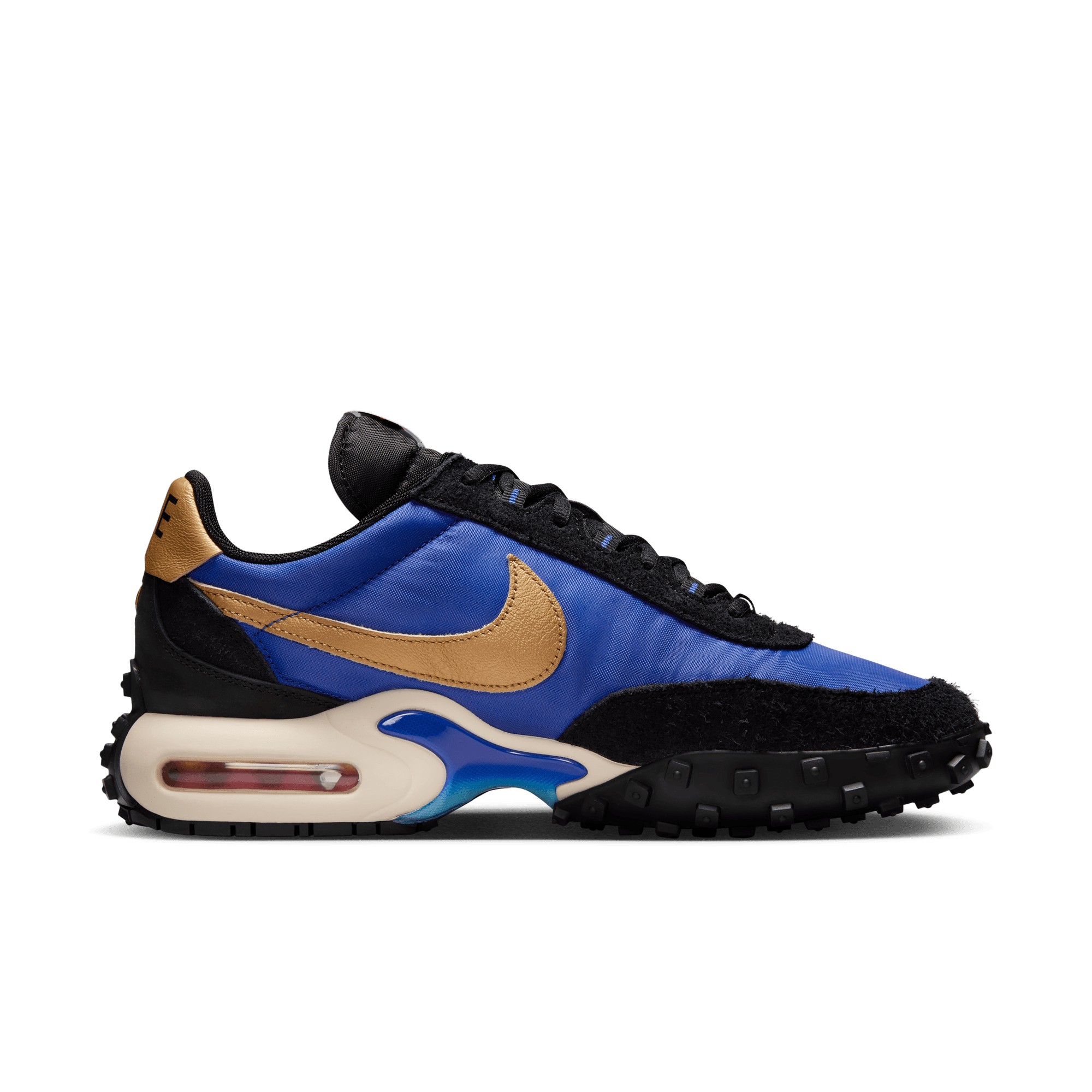 Nike Air Max Waffle SP Running Shoes - Hyper Blue/Black Colorway - Lightweight Cushioned Sneakers for Men's Athletic Training & Casual Streetwear