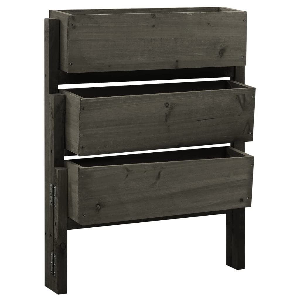 Gray Folding Planter Box 23.6