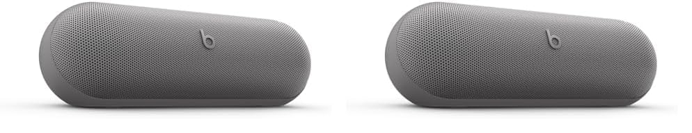 Beats Pill x Kim Kardashian Wireless Bluetooth Speaker - Portable USB-C Charger with 24H Battery Life, IP67 Waterproof, Built-in Mic for Calls - Compatible with iPhone & Android (Dark Gray) - Perfect for Pool Parties, Beach Outings & Outdoor Adventures