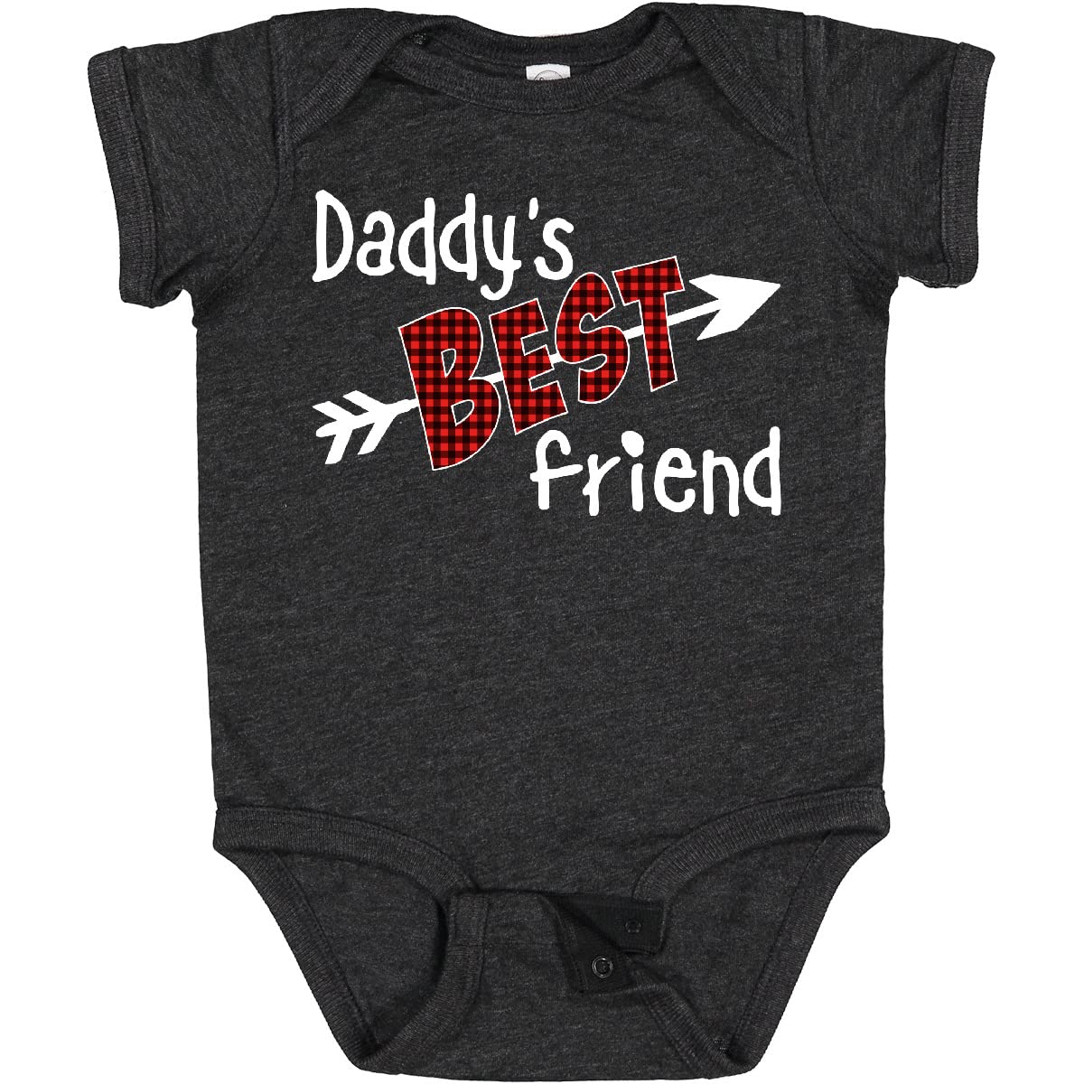 Inktastic Daddy's Best Friend Arrow & Plaid Letters Baby Bodysuit - Perfect for Family Photos & Special Occasions