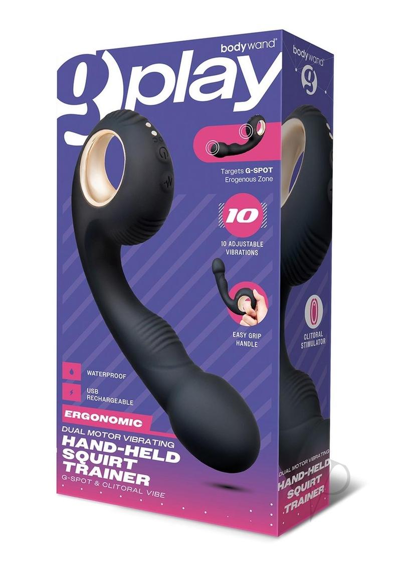 Bodywand G Play Rechargeable Dual Motor Silicone Vibrator with Clitoral Stimulator - Ergonomic Design for Women's Pleasure | Perfect for Solo Play & Couples Use