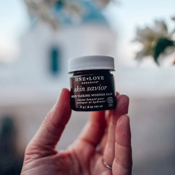 One Love Organics Skin Savior Multi-Task Wonder Balm - Organic Face & Body Moisturizer for Dry Skin - Perfect for Travel, Nighttime Routine & On-the-Go Hydration