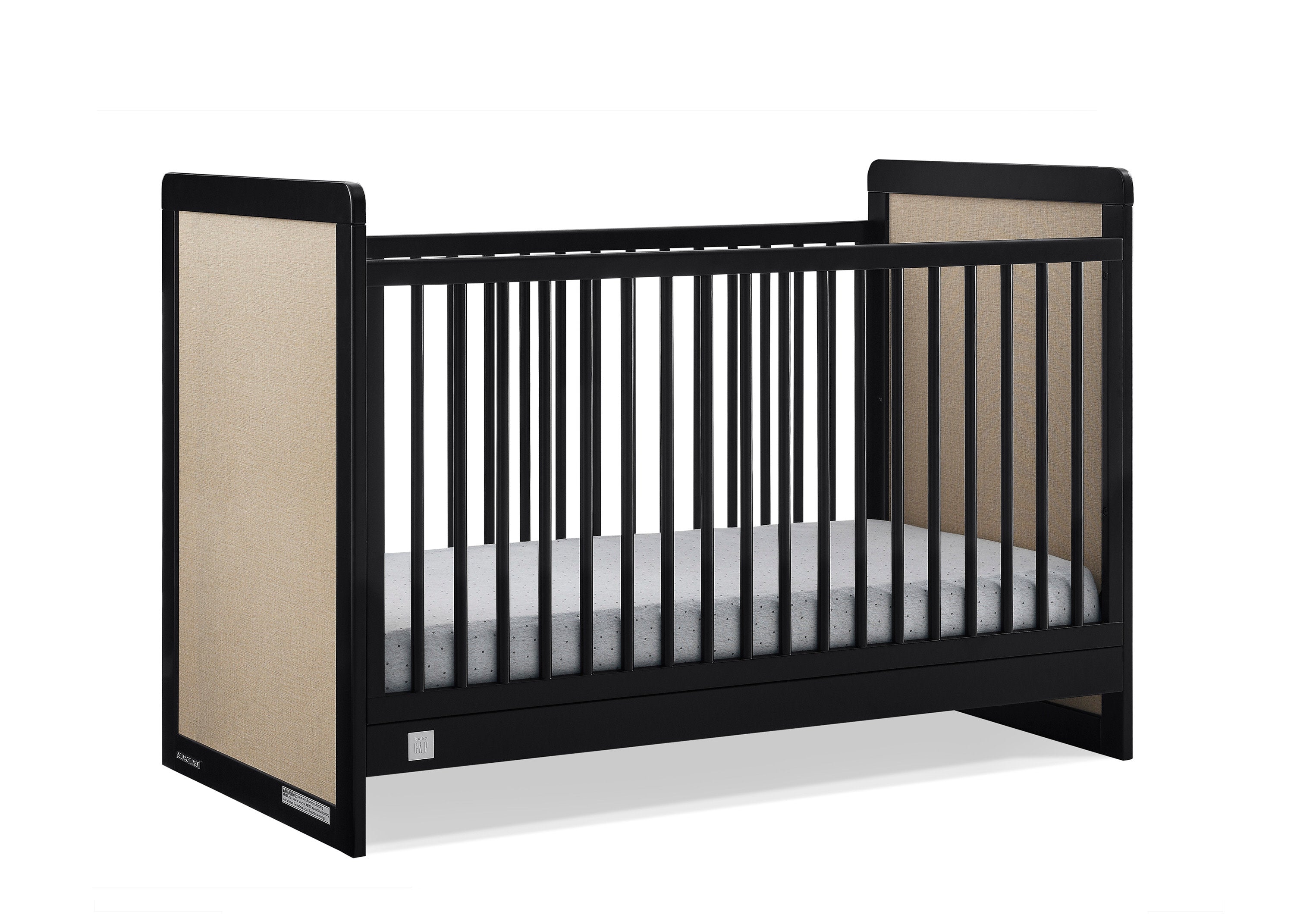 BabyGap Liam 4-in-1 Convertible Crib - Nursery Essential for Newborn to Toddler - Perfect for Bedrooms, Daycares & Guest Rooms