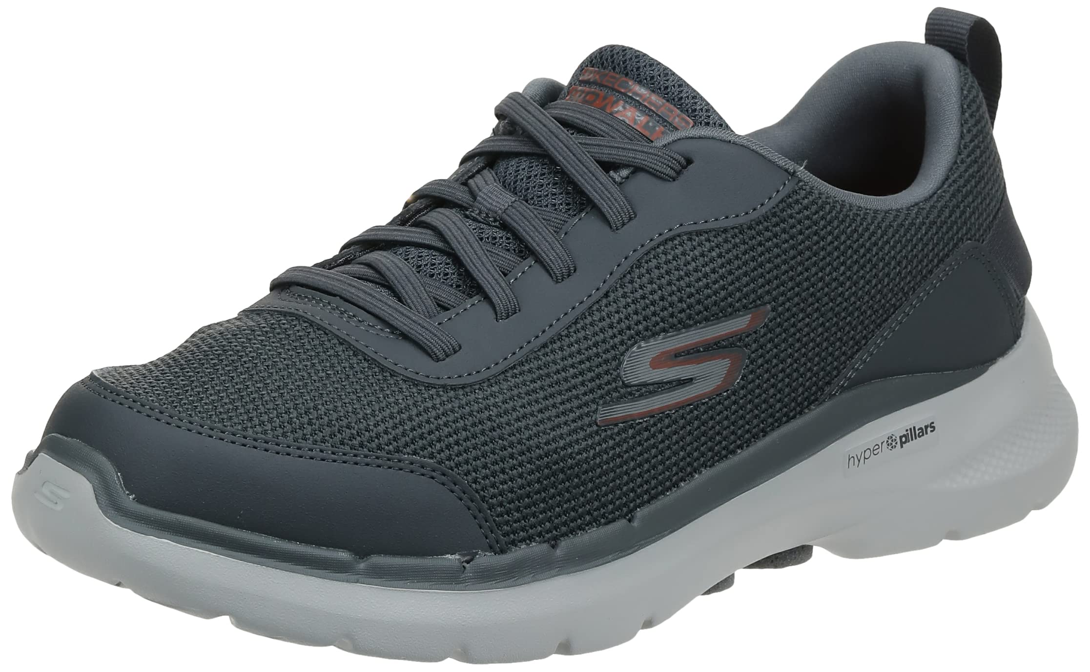 Skechers Men's Gowalk 6 - Lightweight Athletic Walking Shoes with Air-Cooled Memory Foam for Workouts, Running & Daily Comfort | Breathable Sneakers for Men