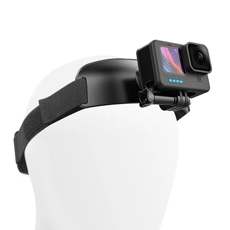 Ulanzi CM027 Go Quick II Head Strap Mount for GoPro, Action Camera & Smartphone - Adjustable & Secure Hands-Free Recording for Vlogging, Cycling, Hiking & Outdoor Adventures