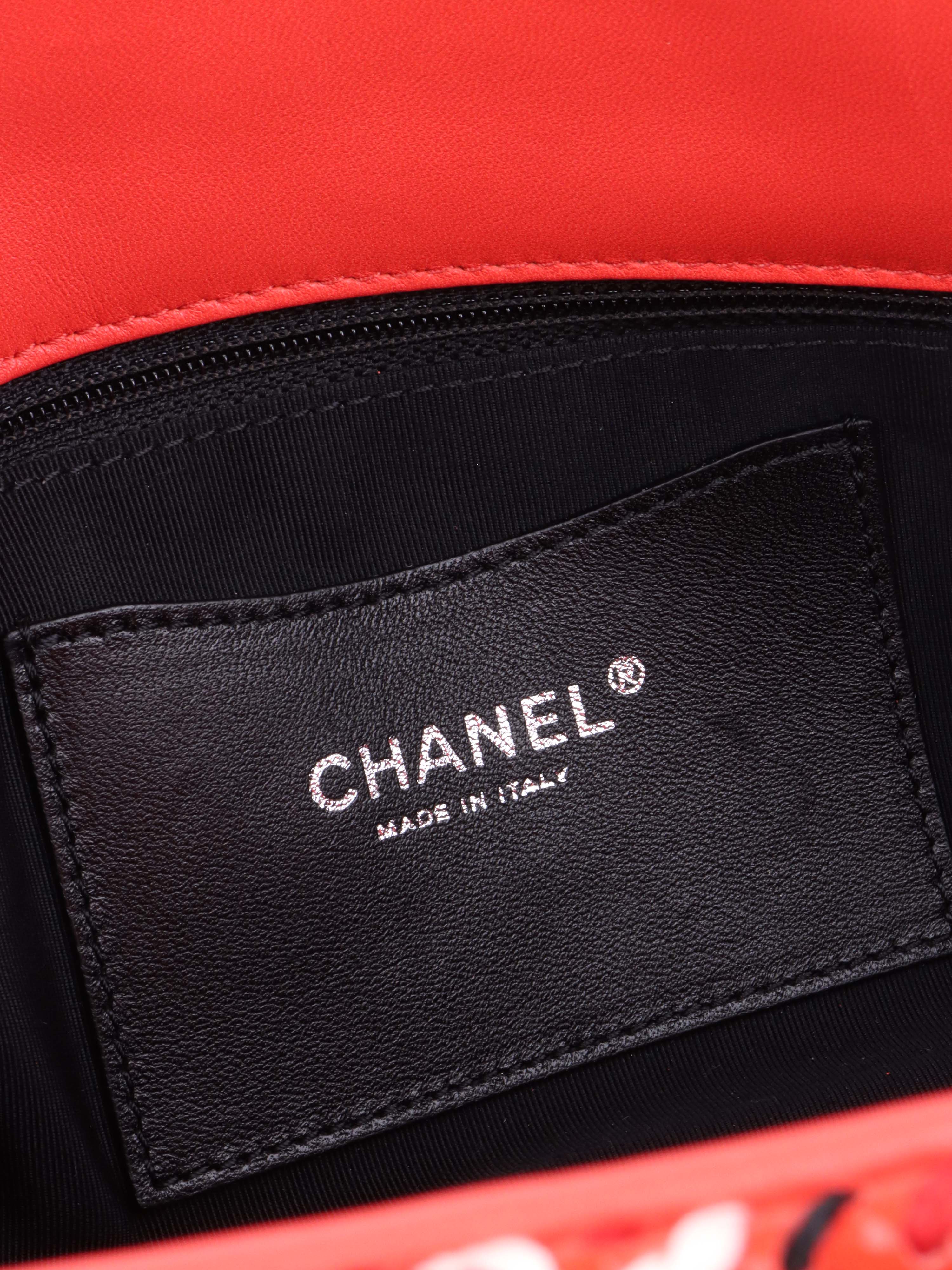 Chanel Limited Edition Red Patent Leather & Tweed Double Chain Shoulder Tote Bag - Luxury Designer Handbag for Women, Perfect for Work, Parties & Special Occasions
