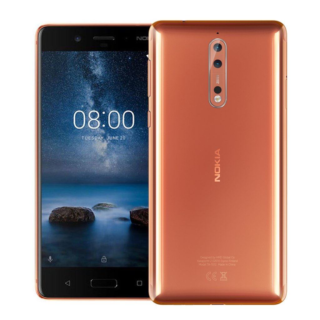 Nokia 8 Smartphone - 64GB Unlocked Android Phone with 13MP Dual Camera | Perfect for Business Professionals & Travel Enthusiasts