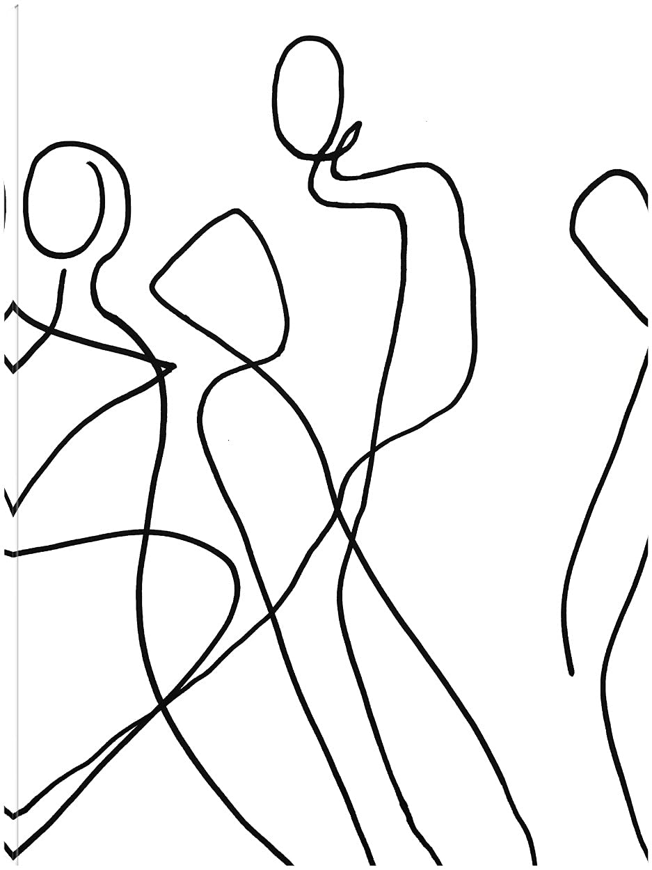 The Dance by Nikki Chu - Premium Fine Art Canvas Wall Decor for Living Room, Bedroom, Office & More - Ready to Hang 24x32 Inches - Perfect for Home, Office & Commercial Spaces