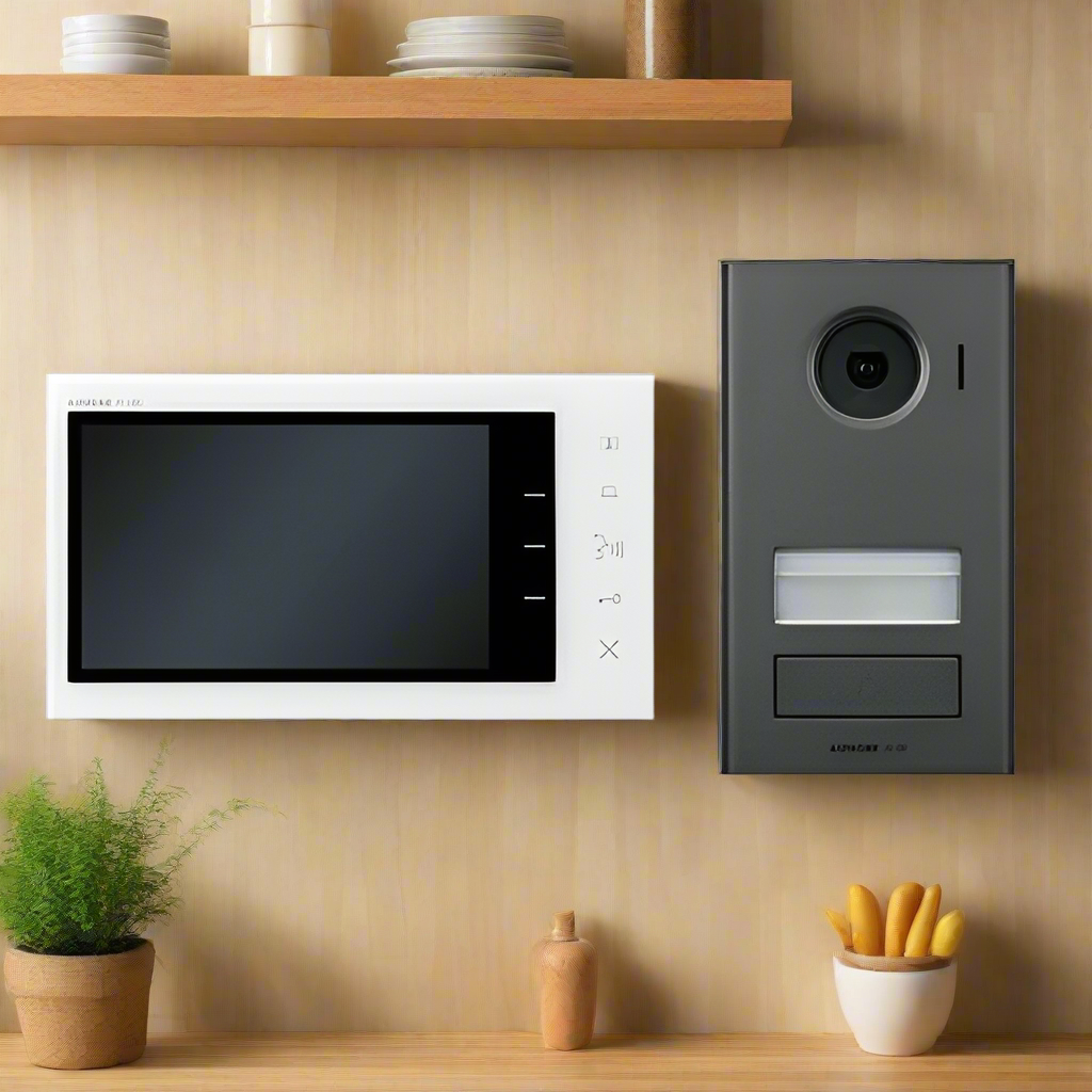 Aiphone 7 Video Intercom System Kit - JVS 1V Model for Home & Business Security - Perfect for Apartments, Offices, and Gated Communities